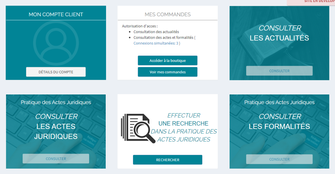 Tableau de bord